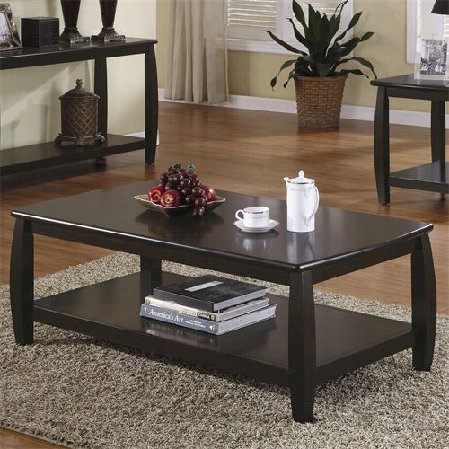 Coaster Furniture 701078 Marina Coffee Table With 1 Shelf