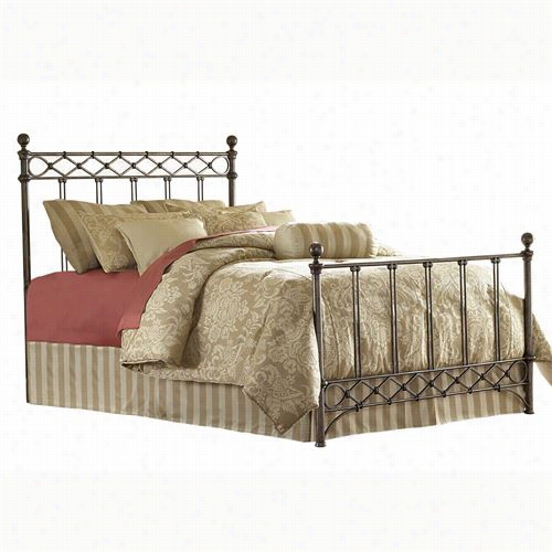 Fashion Bed Group B11286 Artyle Cppoer Chrome Sovereign Bed