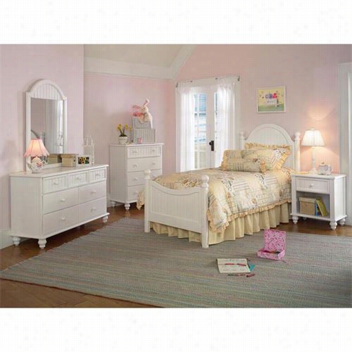 Hillsdale Furniture 1354tw5set Westfield 5  Piece Twin Bedroom In Off White
