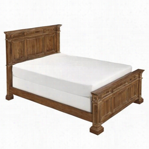 Home Styles 5000-500 Americana Vinttage Queen Bed  In Distressed Natural Acacia