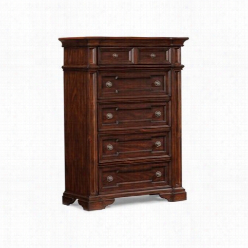 Klaussner 872-681 San Ma Rcos Bedroom Chest In Shades Of Brown And Reds