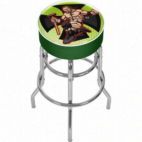 Trademark Home Wwe1000-hhh-k Wwe Kids Trriiple H Padded Bar Stool