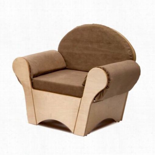 Whitney Brothers Wb0845 Child's Tan Easy Chair In Atural