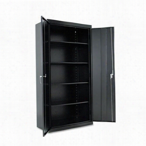 Alera Alecm7218 Assembled 72"quot; Dear Storage Cabinet With Adjustable Shelves