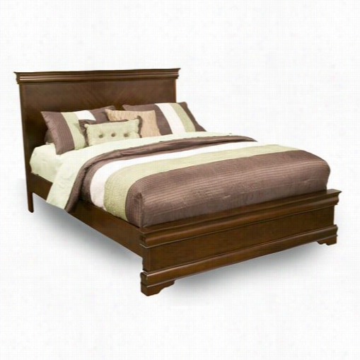 Alpine Furniture 3206ck Chesapeake California King Panel Bed In Capluuccino