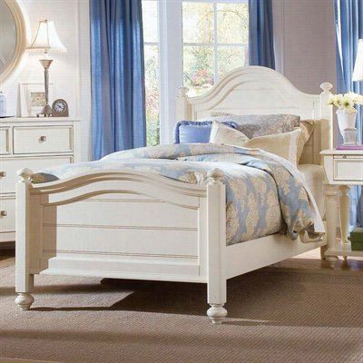 American Drew 920-313r Caden-light Queen Panel Bed In Buttermilk