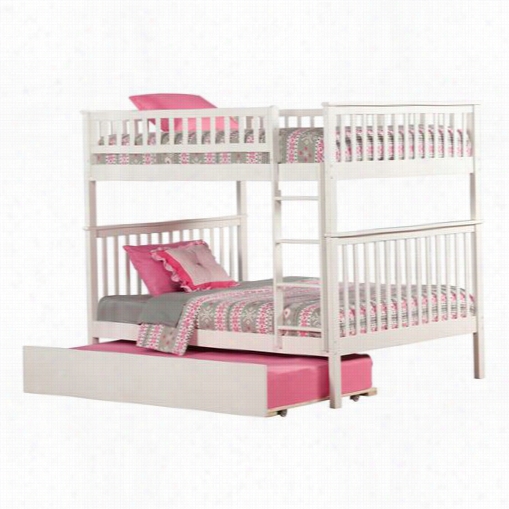 Atlantic F Urniturre Ab56552 Woodland Full Over Full Bunk Bed With Urban Lifestyle Trundle