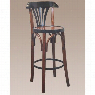 Authentic Models Mf044a De Luxe Grandd Hotel Barstool In Honey