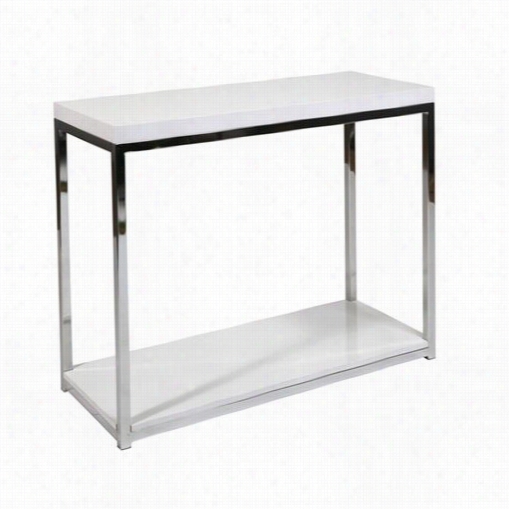 Avenue Six Wst0 7-wh Wall Stree Foyer Table Inn White