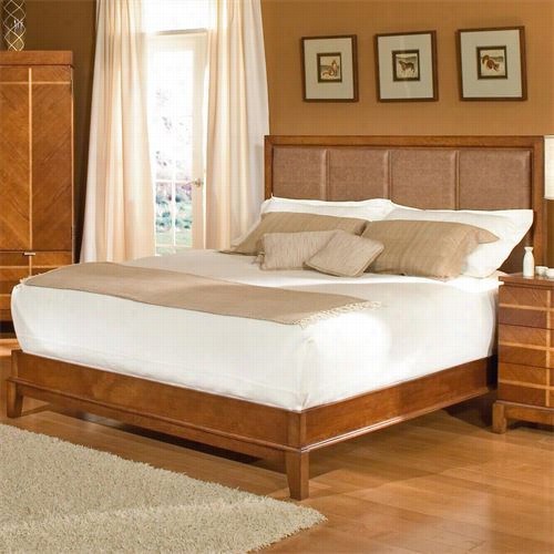 Butler 9062105 Chicago Lake Shor E Drive King Leathr Bed Tavern  Amber