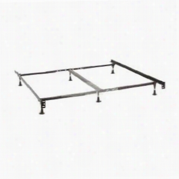 Carolina Furniture 982000 King Metal Bed Frame With 6 Legs