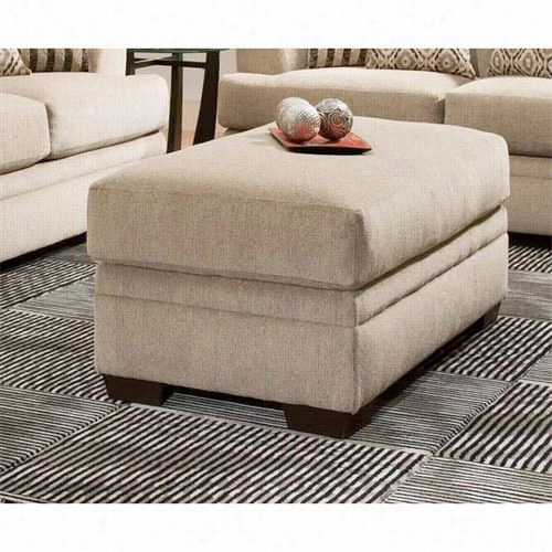 Chelsea Home Furniture 813655-1663-cp Calexico Ottoman In Cornell Platinum