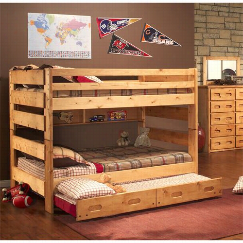 Chelsea Home Furniture  354 4144-4739t Ful L / Full Bunk Bed With Trundle Unit Inc Iinnamo