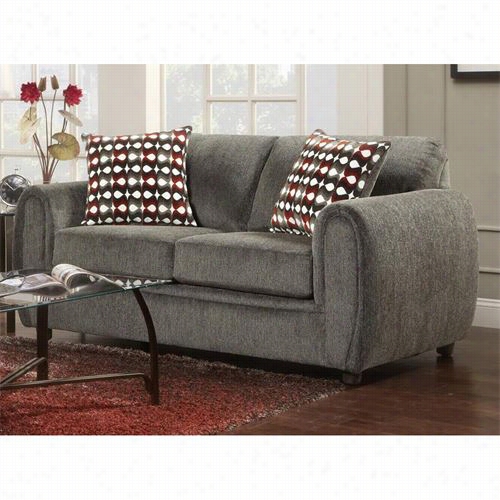 Chelsea Home Furniture 471807-l-cc La Jolla Champ Cahrcoal Oveseat