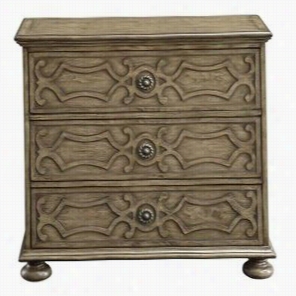 Coast To Border 70702 36"" Three Drawer Chest In Kire Burnished Parchment