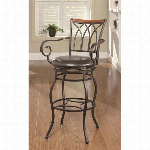 Coaster Furniture 102575 24&qut;"h Decorative Metal Bar Stool In Black