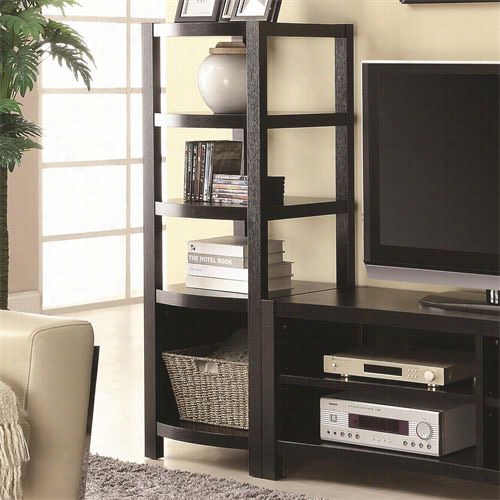 Coaster Furniture 800355 Wall Units Curved Come Before Media Towe