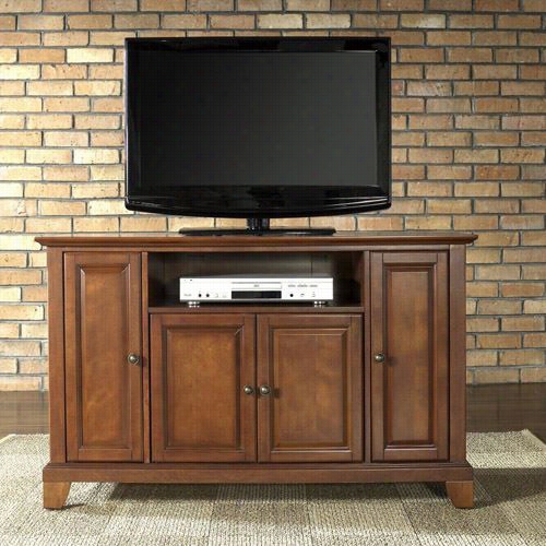 Crosley Furhiture Kf10002cch Newport 48q&uot;" Tv Stand In Classic Cherry Finish