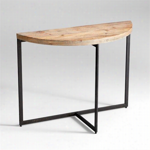Cyan Design 05064 Taro Console Table In Raw Iron/natural Wood