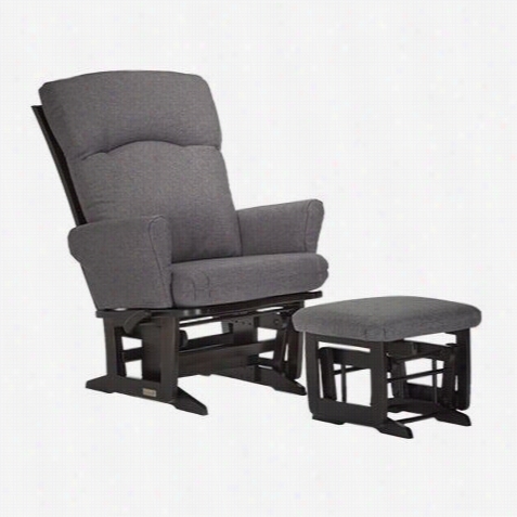 Dutailier 854-120 Wood 3""w Multiposition And Recliner Glider