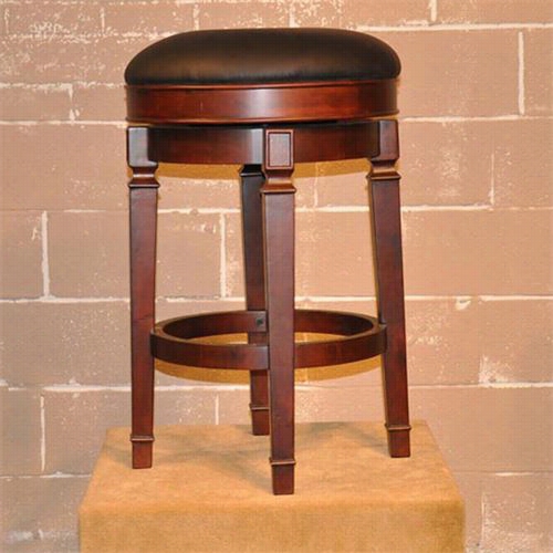 Eci Furniture 1230-35-blbs-30 Nova 30"" Baackless Barstool In Distresse D Walnut - Set Of 2