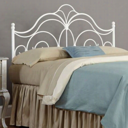 Fashion Bed Group B12174 Rhapsody Glossy White Full Headboard