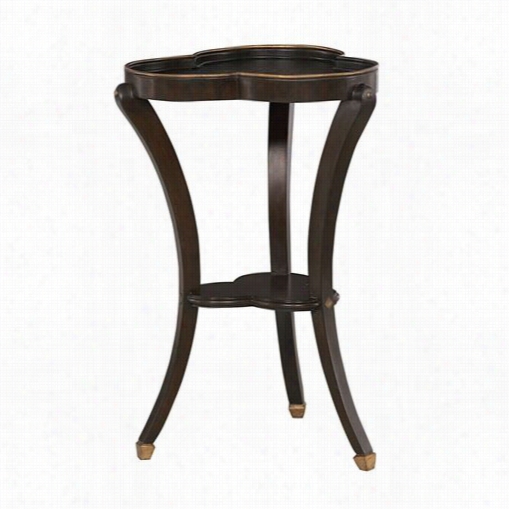 Hammary 090-629 Hidden Treasures 24-2/2"" Clover Accent Table