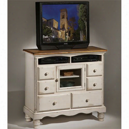 Hilllsdale Furniture 1172-790 Wilshire Tv Chest In Antique White