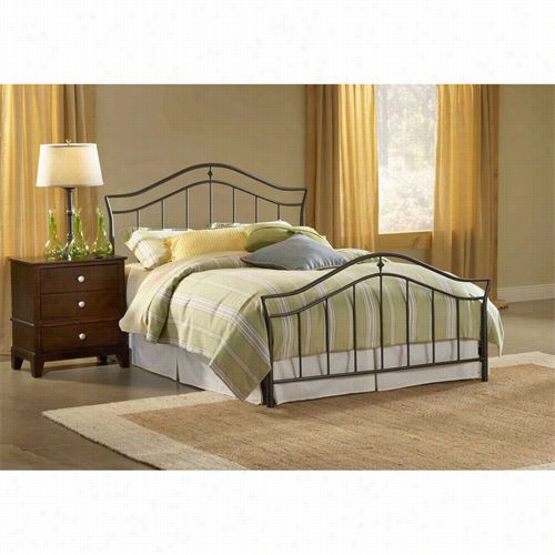 Hillsdalee Furniture 1546bk Imperial Kingbed Set In Twinkle B Lack - Railz Not Included