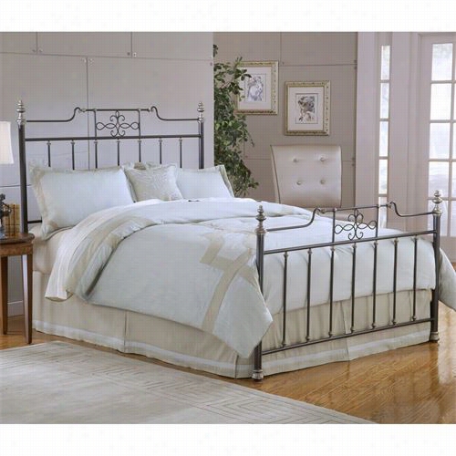 Hillsdale Furniture 1641bqr Amelia Qjeen Bed Set In Frosted Black