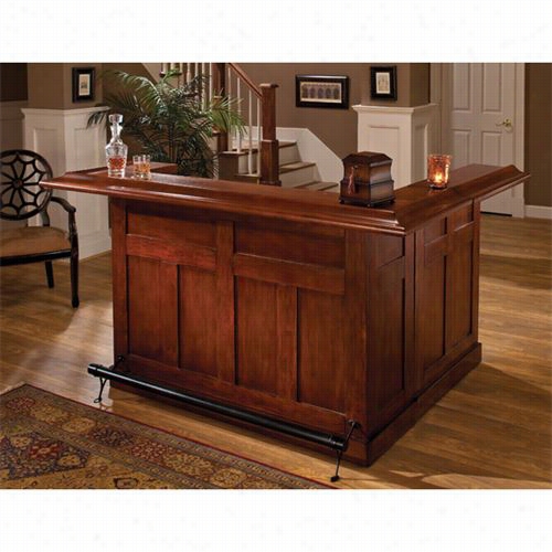 Hill Sdale Furniture 62578axche Classic Cherry  Large Bar With Side Bar