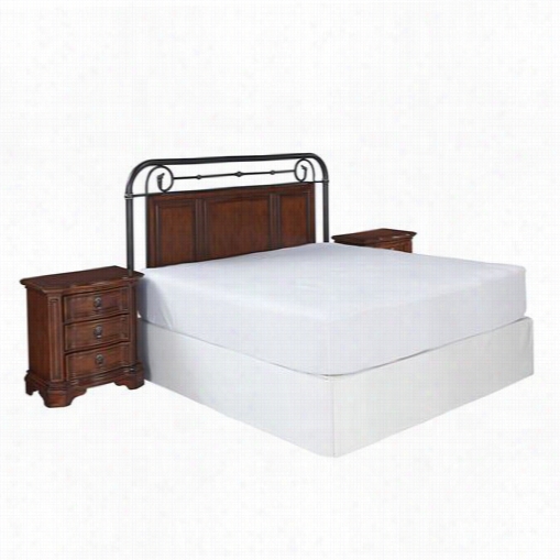 Home Styles 5062-6016 Richmond Hill King/california King Headboard Andtwo Night Stands In Cognac