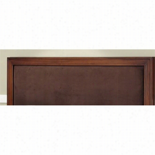 Home Styles 5546-601c Duet  King/california King Array Headboard With Brown Microfiber Inset In Rustic Cherry