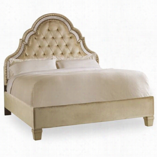 Hooekr Furniture 3023-90860 Sanctuary California King Tufted Bed In Earl Essence