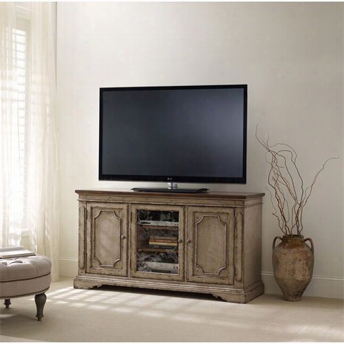 Hooker Furniture 500-55-212 62-1/4&quuot;" Entertainment Console In Light Wo Od
