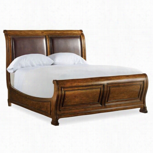 Hooker Furniiture 5323-90450 Tynecastle Queen Sleigh Bed In Medium Wood