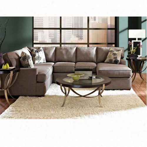 Klaaussner K51400lcrnssectds Pantego Sectionall Armless Loveseeat, Corner Sofa And Chaise Lounge