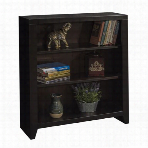 Legends Movables Ul6636.moc Urban Loft Bookcase With 2 Adjustable Shelves In Mocha