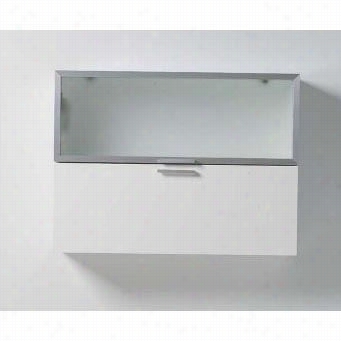 Mobital Cargo-cabinet-wh Cargo Wall Cabinet In High Gloss White