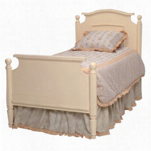 Nwport  Cottages Npc4070-pp Emily Queen Panel Bed In Pael  Pink