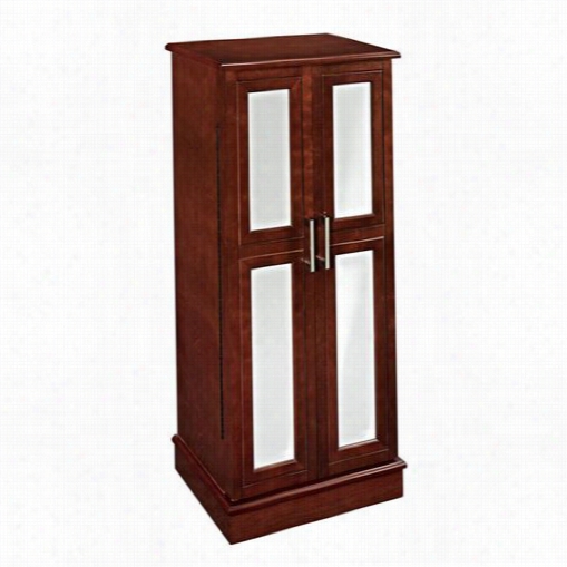 Powell Furnitur E 279-523 Mirro R2 House Jewelry Armoire In Chery