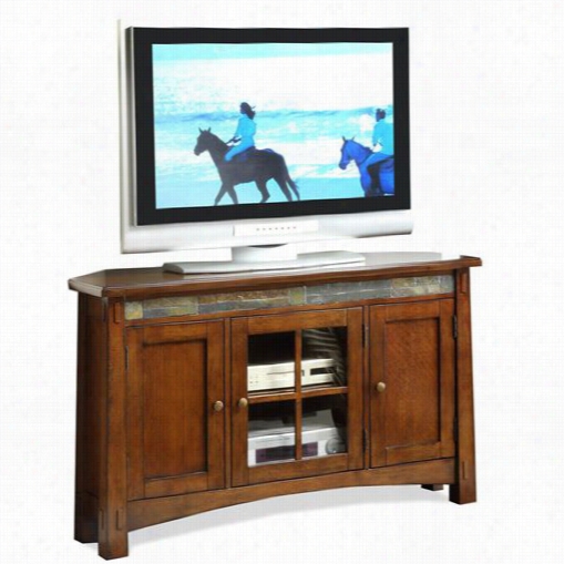 Riverside 2944 Crafstman Home Corner Tv Console