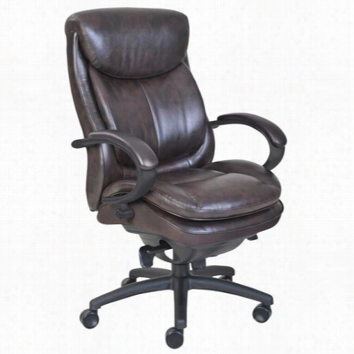 Serta T Hom 4545 030 Series Executive Puresoft Faux Leather Chair In Br Own
