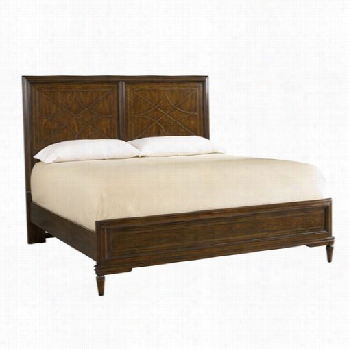 Stanley F Urniture 264-13-40 Vintage Queen Wood Bed In Medium Woodtone