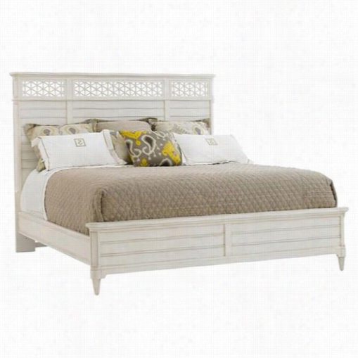 Stanley Furniture 451-23-40 Cypress Grove Queen Wood Panel Bed In Parchment