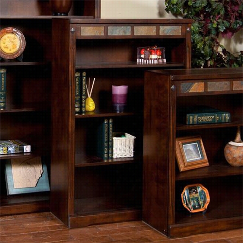 Sunny Designs 2952dc-48 Santa Fe 48""h Bookcase In Dark Chocolate