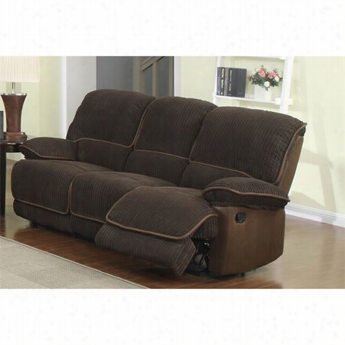 Snuset Ttrasing Su-t227-1-s Jackson Reclining Sofa In Brown