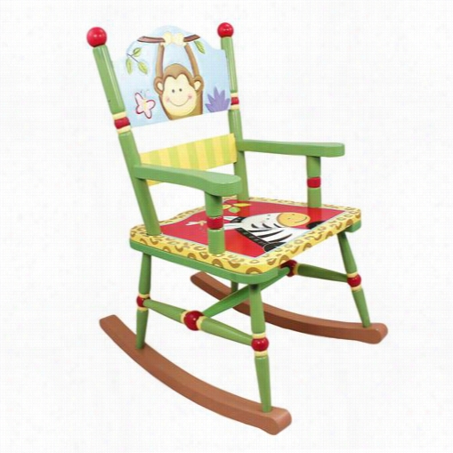 Teamson W-8266a Sunny Safari Rocking Chair