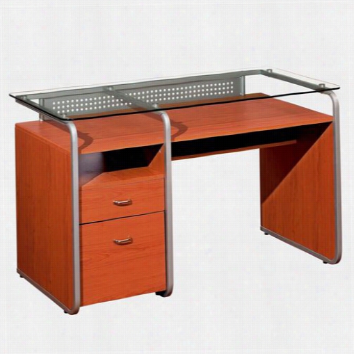 Tefhni Mobili Rta-3327-dh33 Multifunction Desk In Dwrk Honey