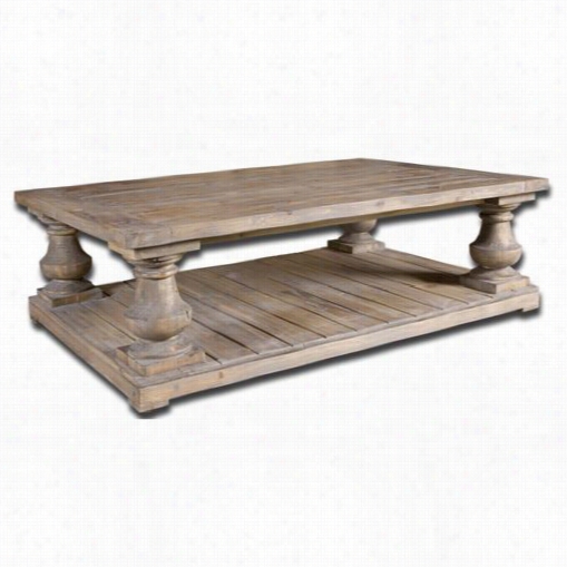 Uttermost 24251 Stratford Rustic Cocktail Table N Natural Wood